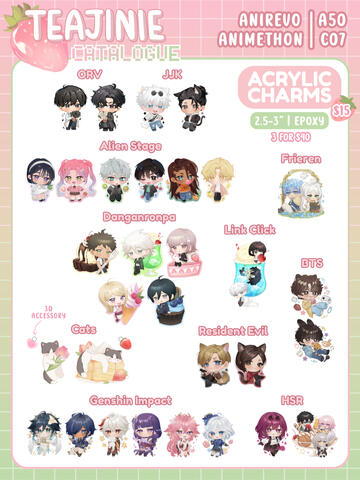 Acrylic Charms